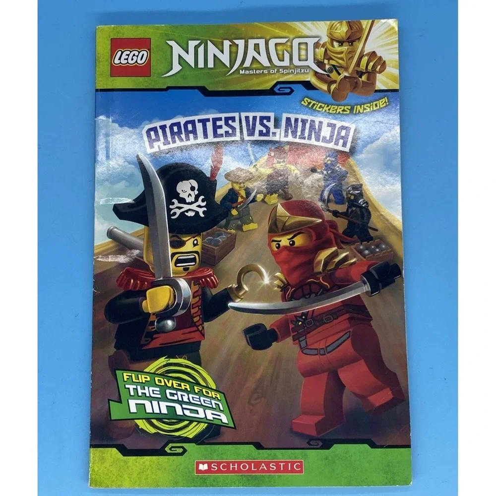 LEGO Ninjago Pirates vs. Ninja/The Green Ninja Flip Comic Book Scholastic 2013